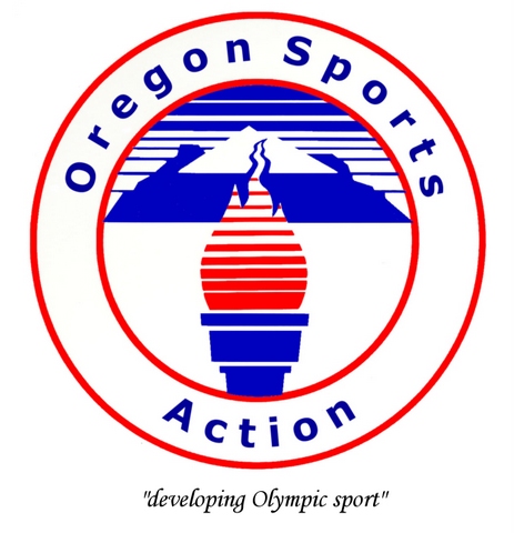Logo: Oregon Sports Action; motto: "Developing Olympic Sport"